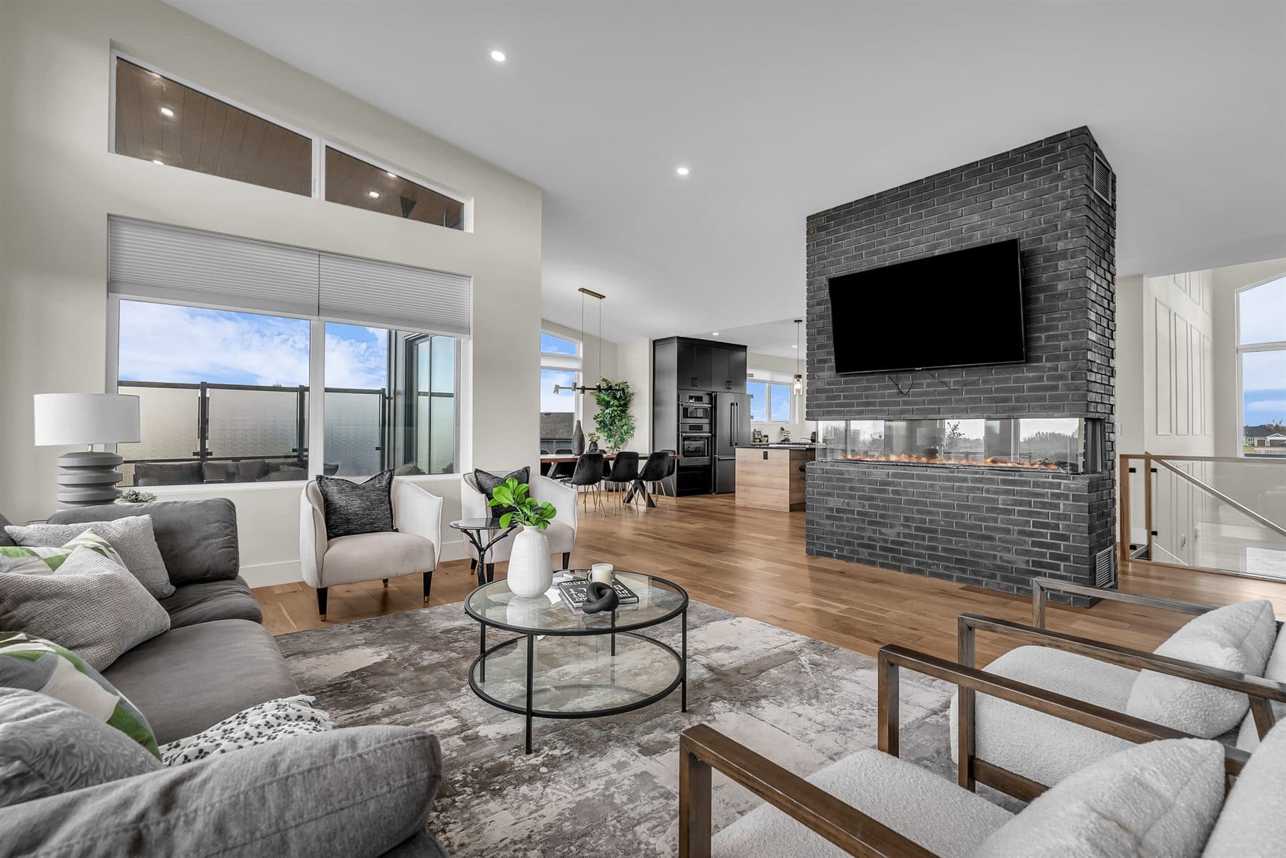 Saskatoon listing interior photography - modern room with balanced natural light
